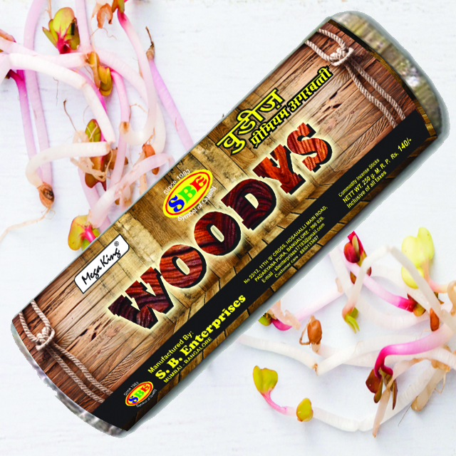 SB ENTERPRISES WOODYS PREMIUM AGARBATTI (ROLL PACK) 250 GRM