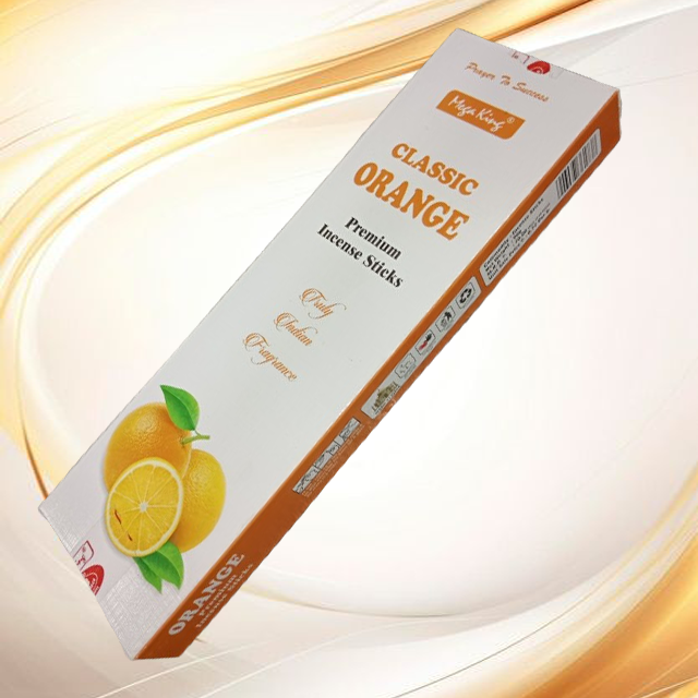 SB ENTERPRISES CLASSIC ORANGE PREMIUM INCENSE STICKS (BOX 90 GRM)